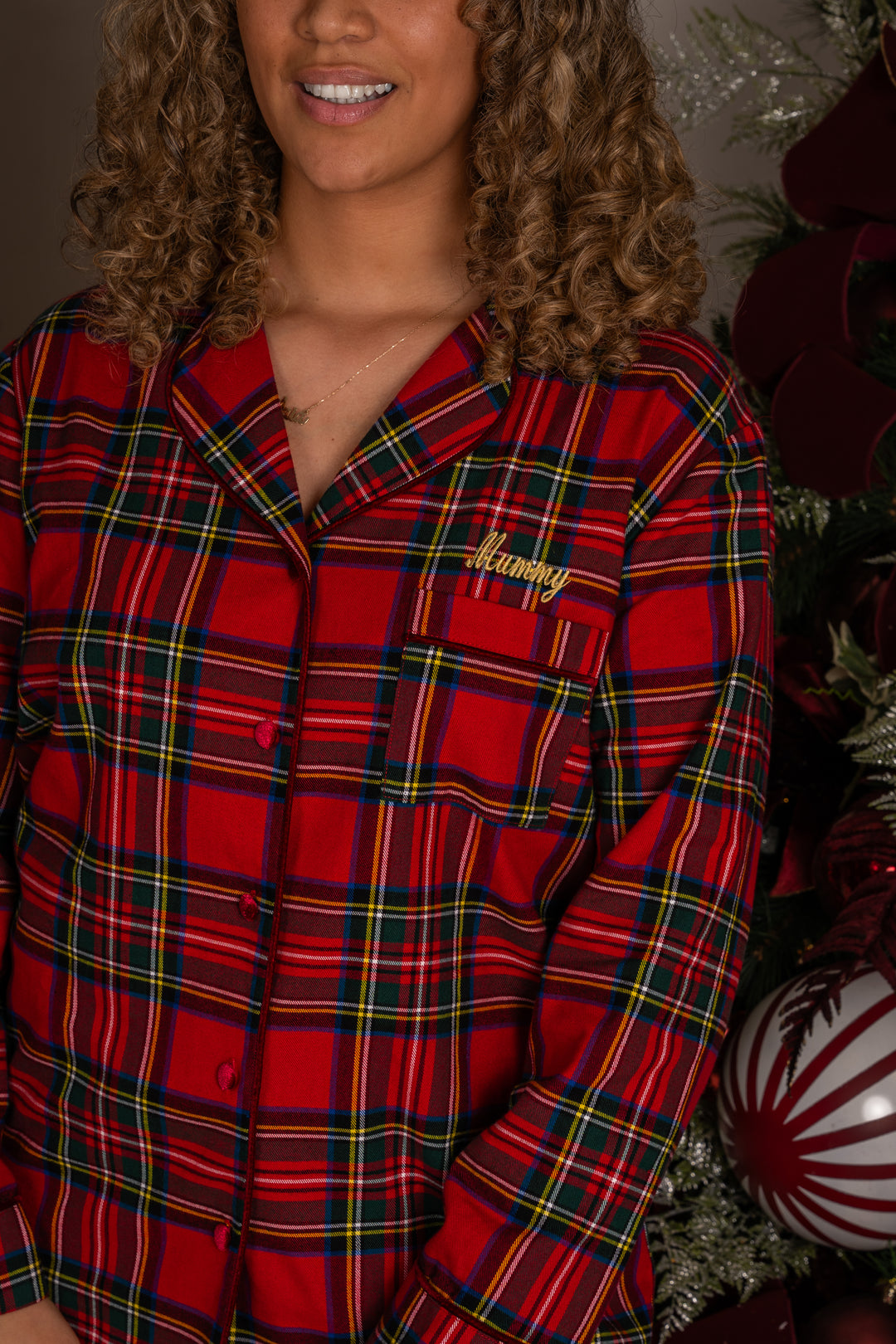 Personalised Tartan Luxury Cotton Pants Set