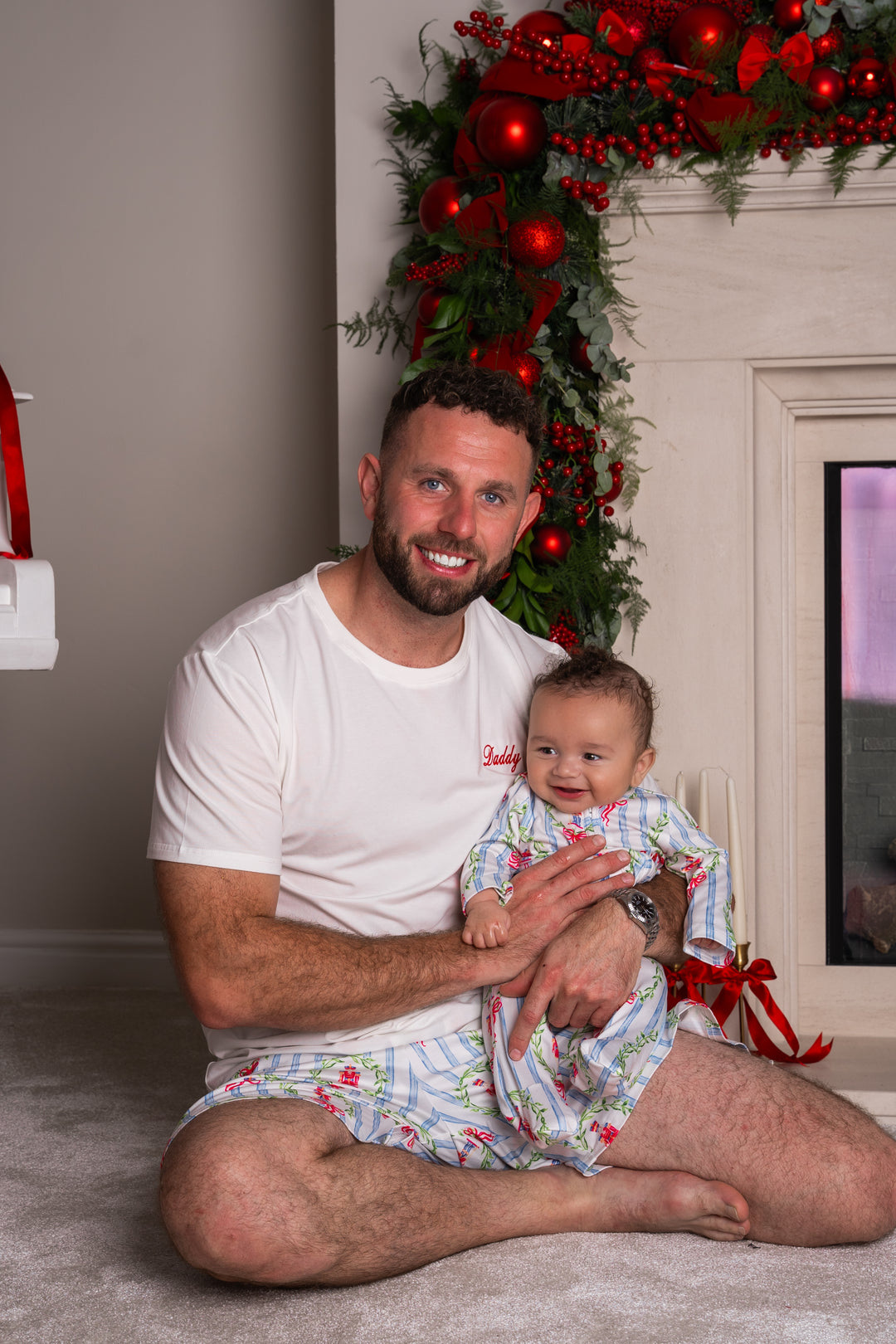 Mens Personalised Nutcracker Luxury Jersey Shorts Set