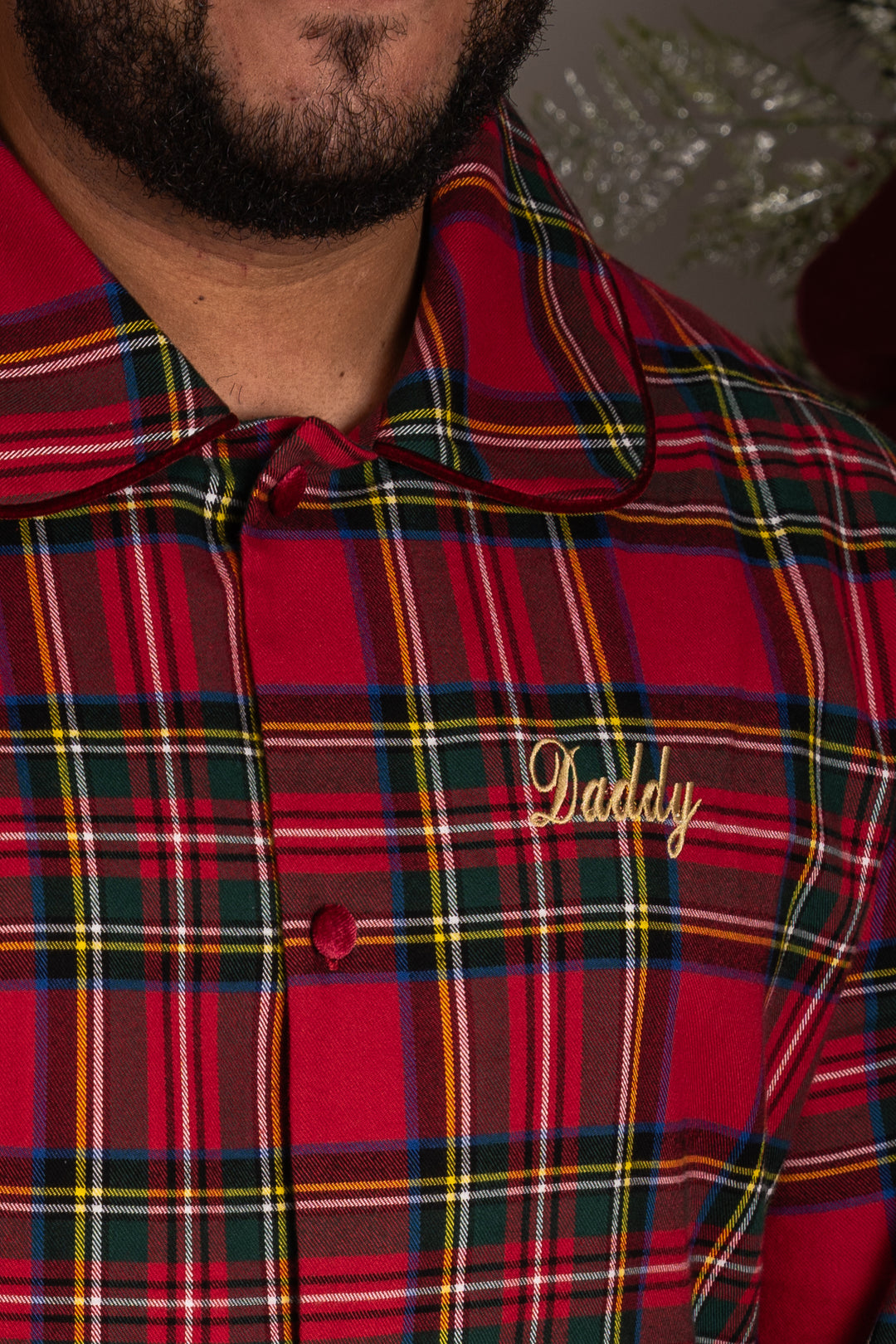 Mens Personalised Tartan Luxury Cotton Pants Set