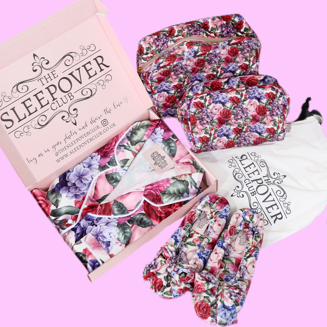 Personalised Bloom Luxury Satin Pants Set Bundle