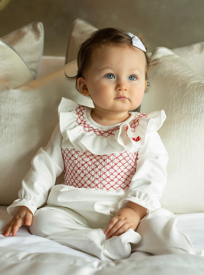 Smocked outfits for baby hot sale girl