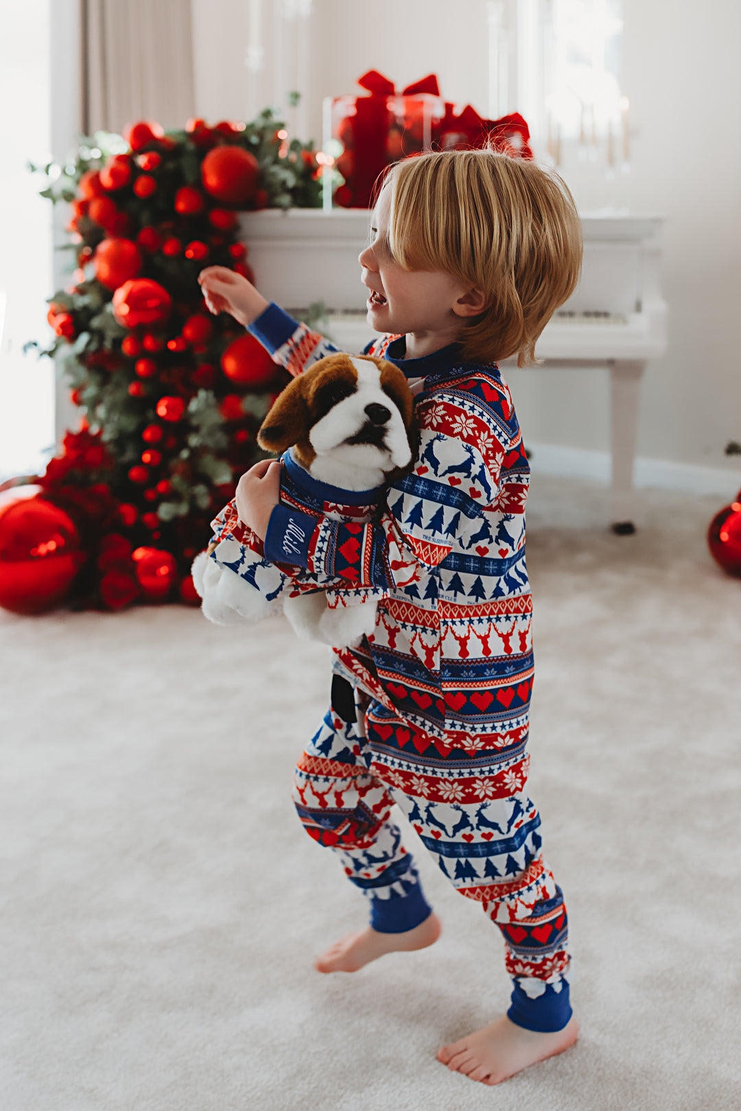 Childrens Unisex Fairisle Print Snuggle Fit Set