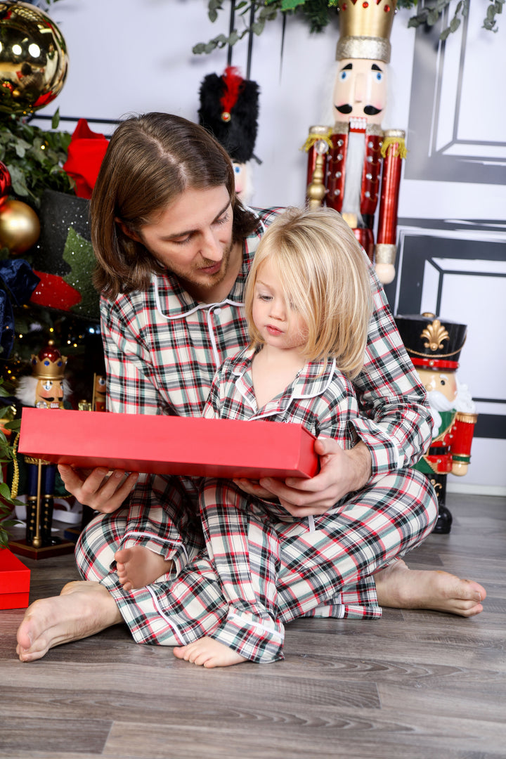 Mens Personalised Multi Tartan Luxury Jersey Pants Set