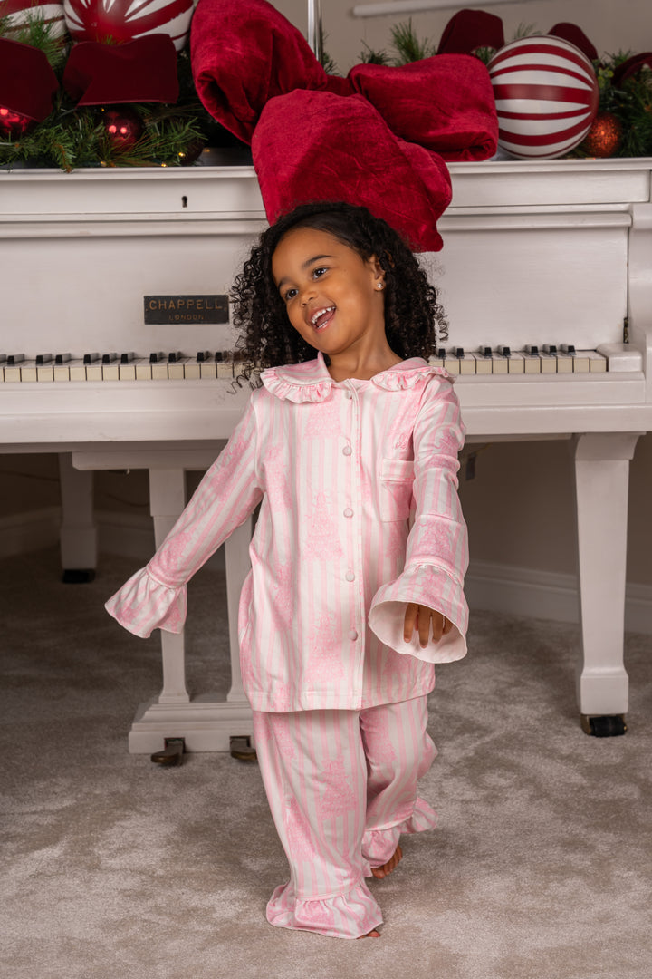 Girls Ballerina Tree Jersey Pants set