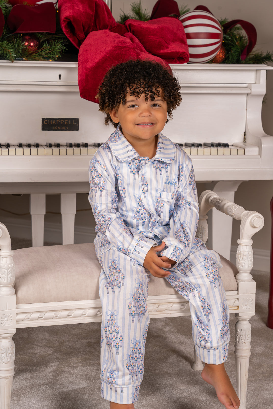 Boys Nutcracker Tree Jersey Pants Set