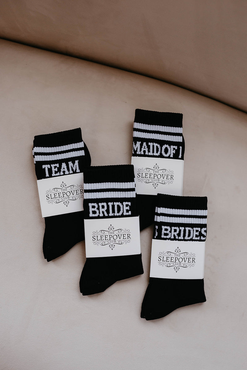 Socks - TEAM BRIDE – The Sleepover Club